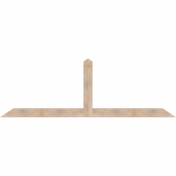 Ekena Millwork Portland Smooth Timber Gable Bracket, Douglas Fir, 108"W x 36"H x 1 1/2"D x 5 1/2"F, 8/12 Pitch GBW108X36X0206POR00SDF - main